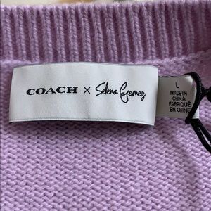 Coach x Selina Gomez bunny sweater.